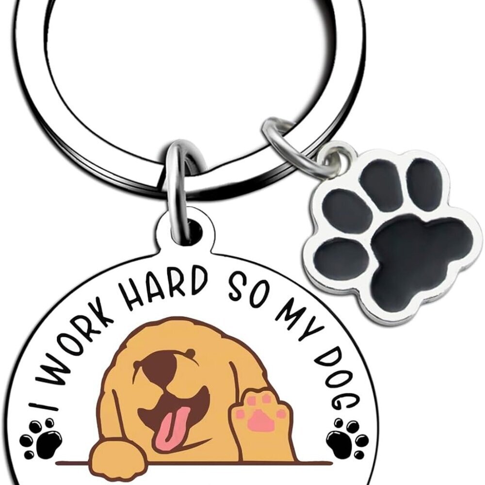 Golden Retriever Gifts Dog keychain Dog Mom Gifts for Women Men National Puppy D